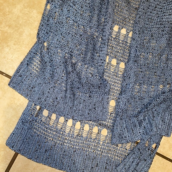 The limited long crochet vest NWT - Picture 3 of 7